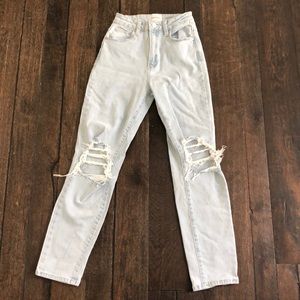 Abrand high rise slim jeans